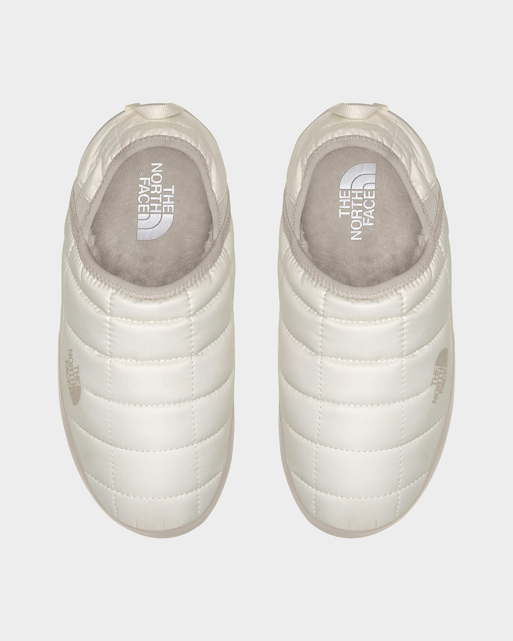 The North Face Women's THERMOBALL Traction Mule V – Gardenia White/Silver Grey
