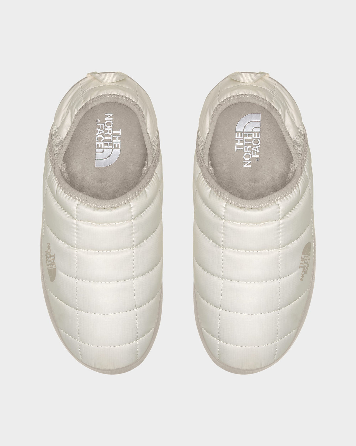 The North Face Women's THERMOBALL Traction Mule V – Gardenia White/Silver Grey