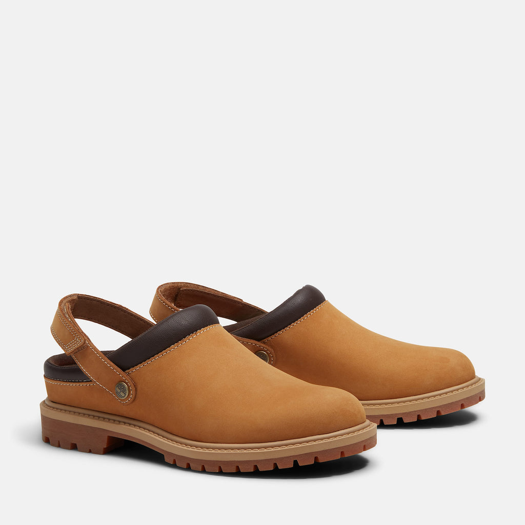Timberland Women's Premium Convertible Clog – Wheat Nubuck