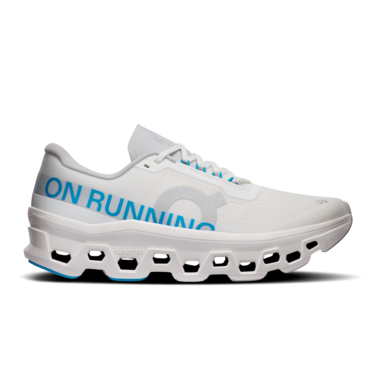 On Women's Cloudmonster – White/Isle