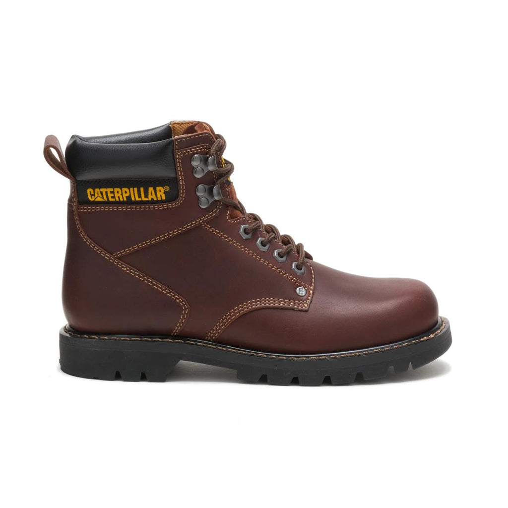 CAT Second Shift Work Boot – Tan – view 1