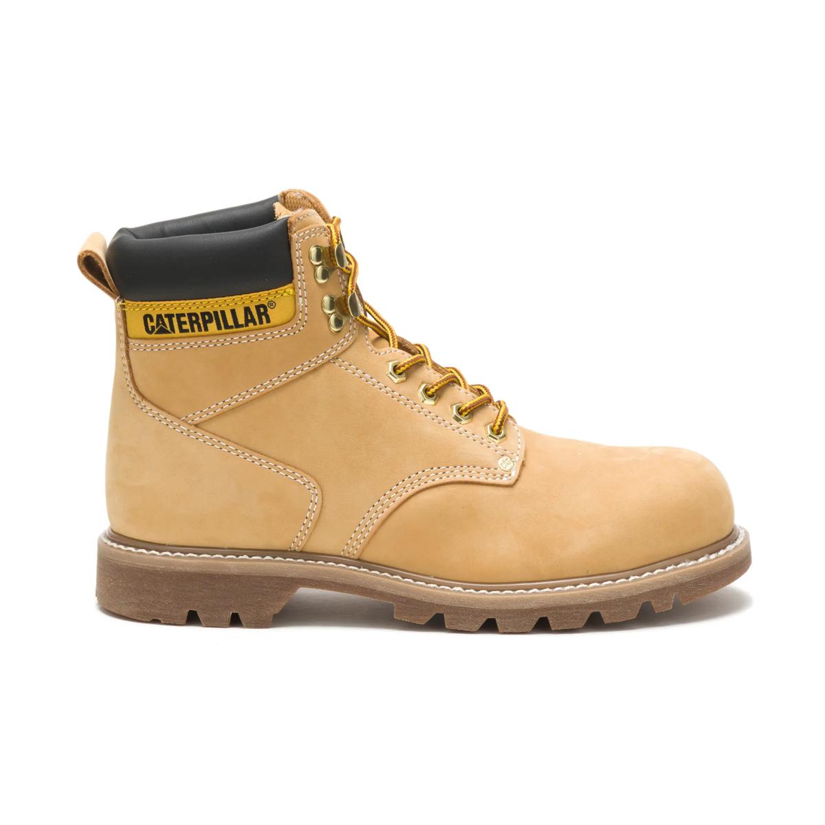 CAT Second Shift Steel Toe Work Boot – Honey Nubuck – view 1