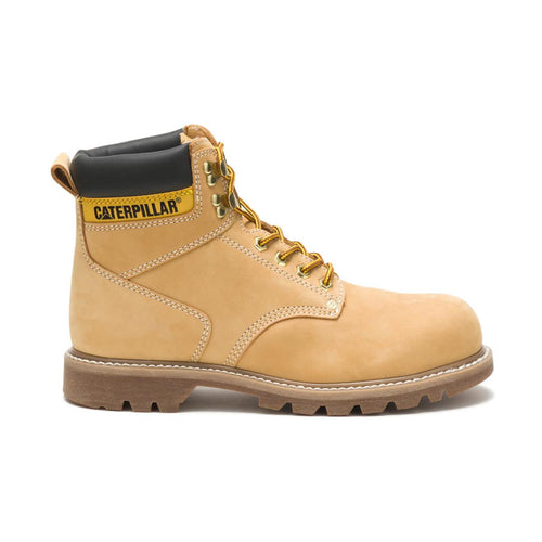 CAT Second Shift Steel Toe Work Boot – Honey Nubuck – view 1