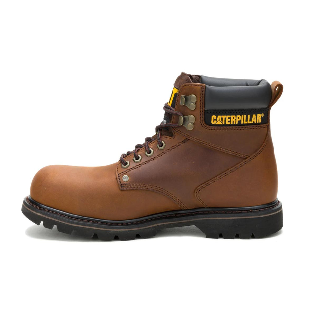 CAT Second Shift Steel Toe Work Boot – Dark Brown – view 3