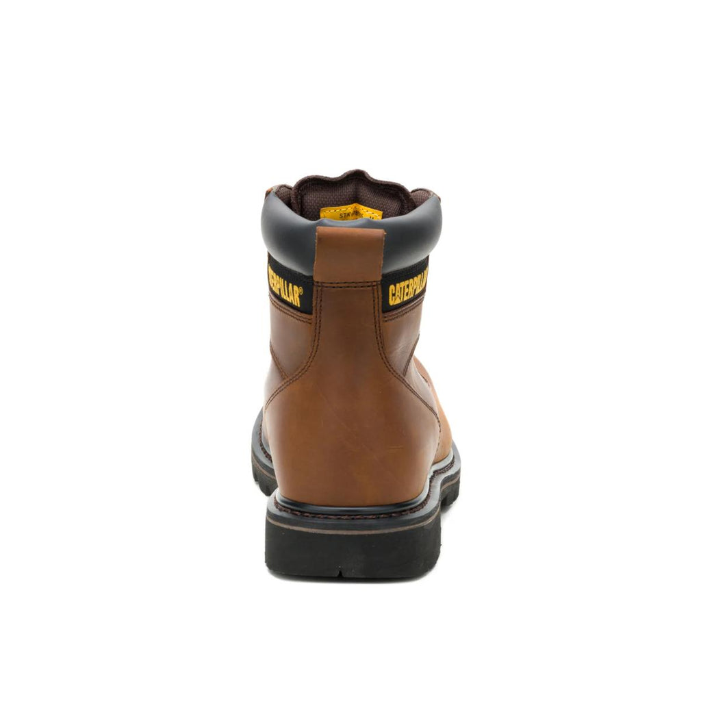 CAT Second Shift Steel Toe Work Boot – Dark Brown – view 4