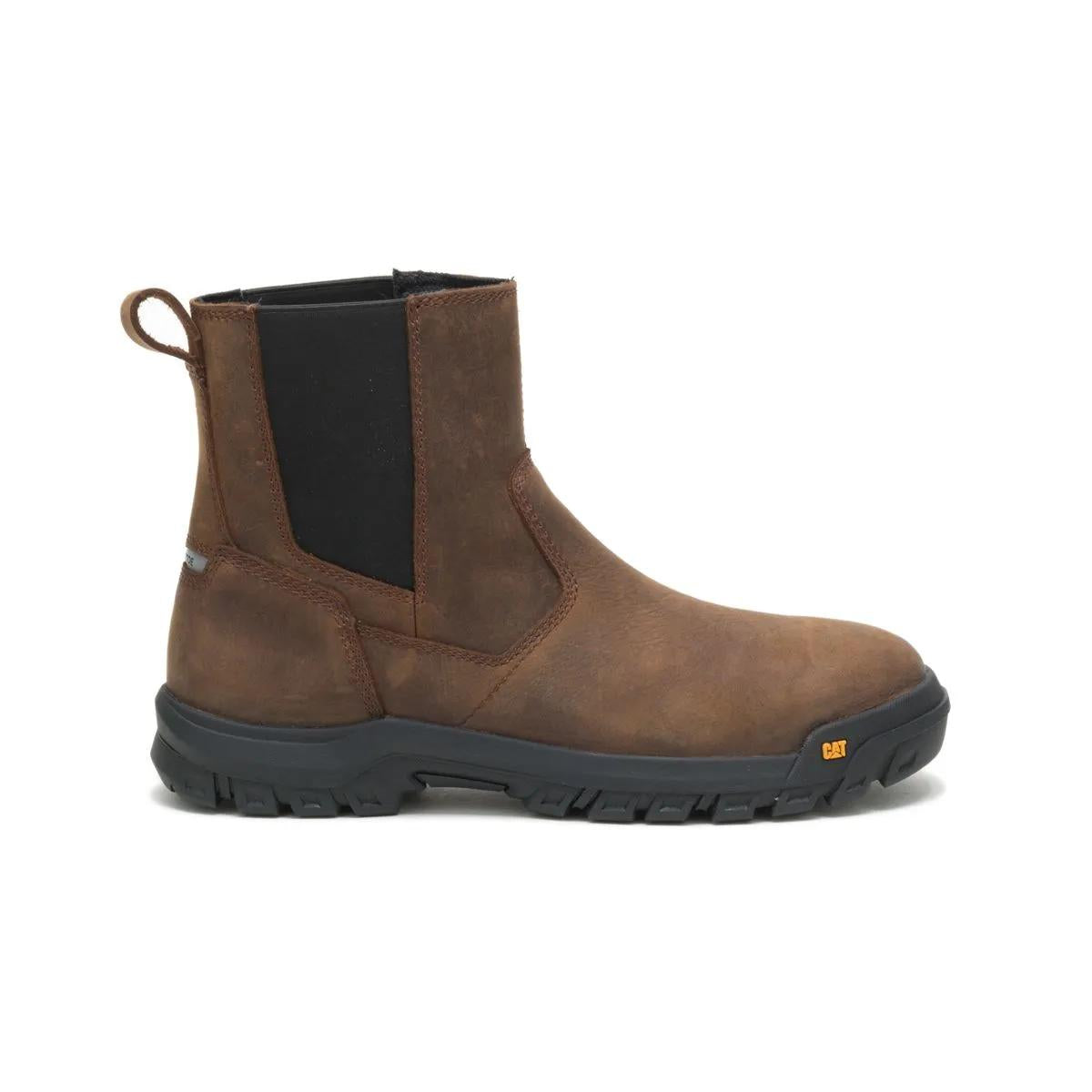 CAT Wheelbase Steel Toe Work Boot – Clay – view 1