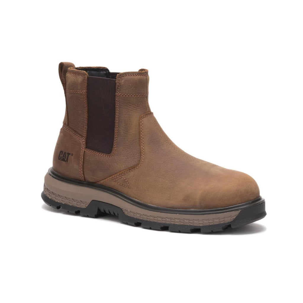 CAT Exposition Chelsea Alloy Toe Work Boot – Pyramid – view 2