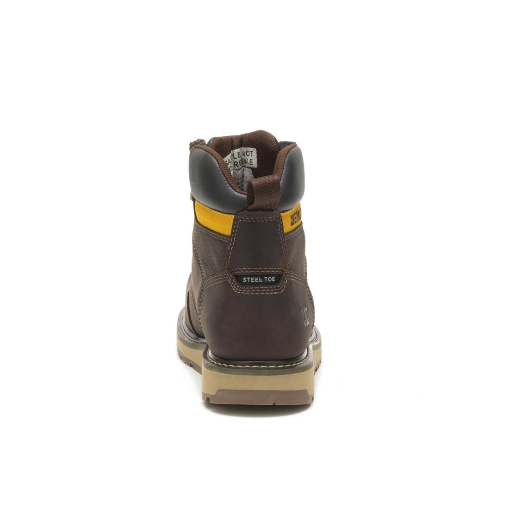 CAT Calibrate Steel Toe Work Boot – Leather Brown – view 4
