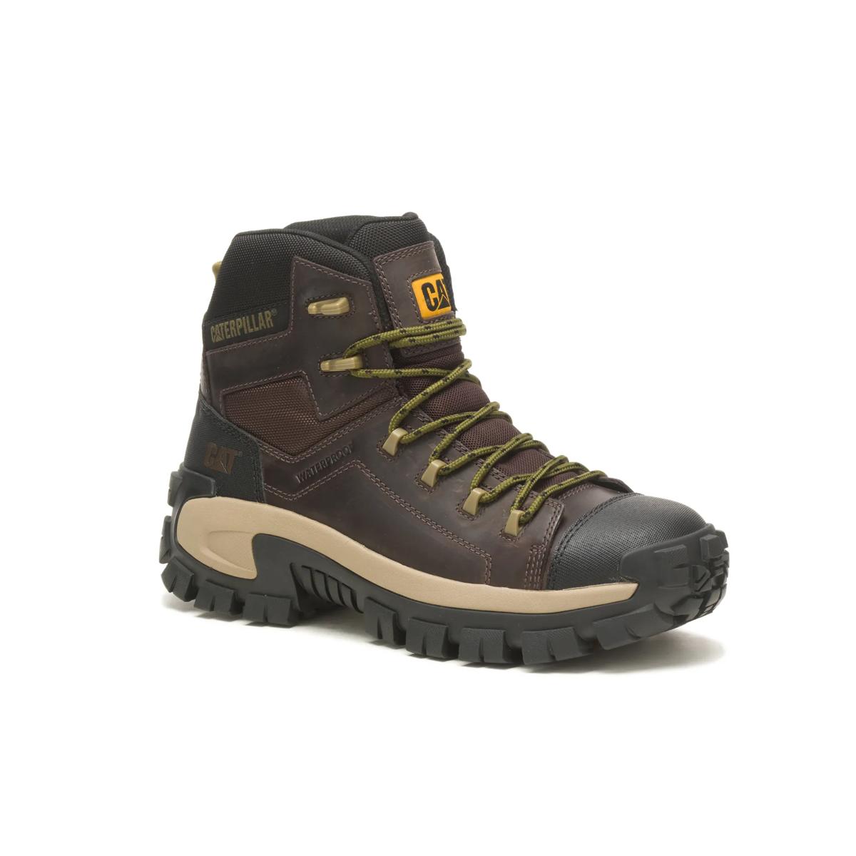CAT Invader Hiker Waterproof Composite Toe Work Boot – Coffee Bean – view 2