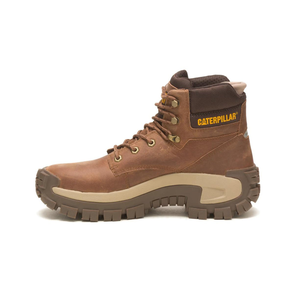CAT Invader Hi Steel Toe Work Boot – Mushroom – view 3