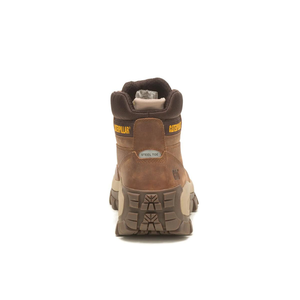 CAT Invader Hi Steel Toe Work Boot – Mushroom – view 4