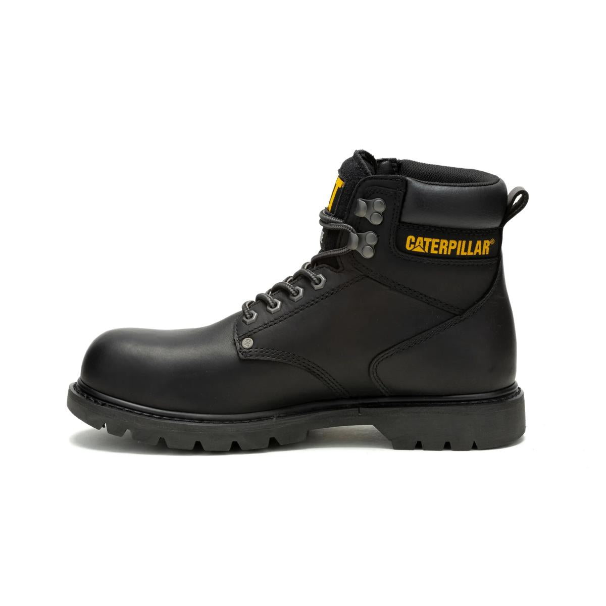 CAT Second Shift Waterproof Steel Toe Work Boot – Black – view 3