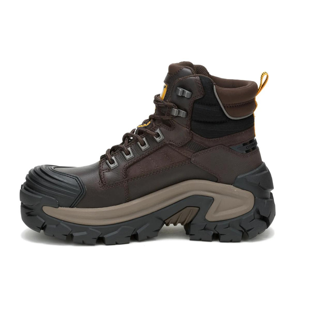 CAT Invader Max 6" Waterproof Composite Toe Work Boot – Coffee Bean – view 3
