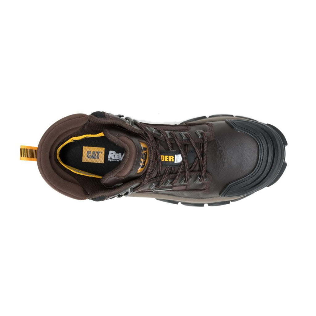 CAT Invader Max 6" Waterproof Composite Toe Work Boot – Coffee Bean – view 5
