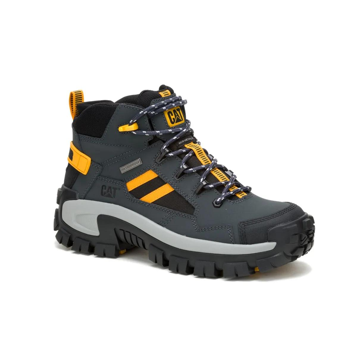 CAT Invader Mid Vent Waterproof Composite Toe Work Boot – Dark Shadows – view 2