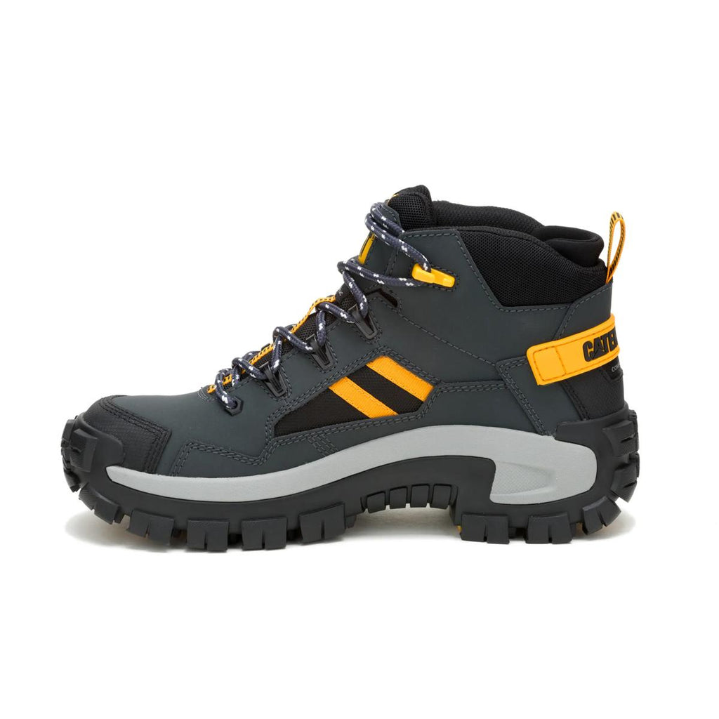 CAT Invader Mid Vent Waterproof Composite Toe Work Boot – Dark Shadows – view 3