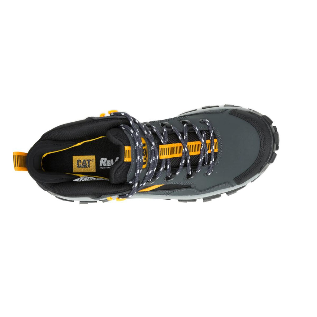 CAT Invader Mid Vent Waterproof Composite Toe Work Boot – Dark Shadows – view 5
