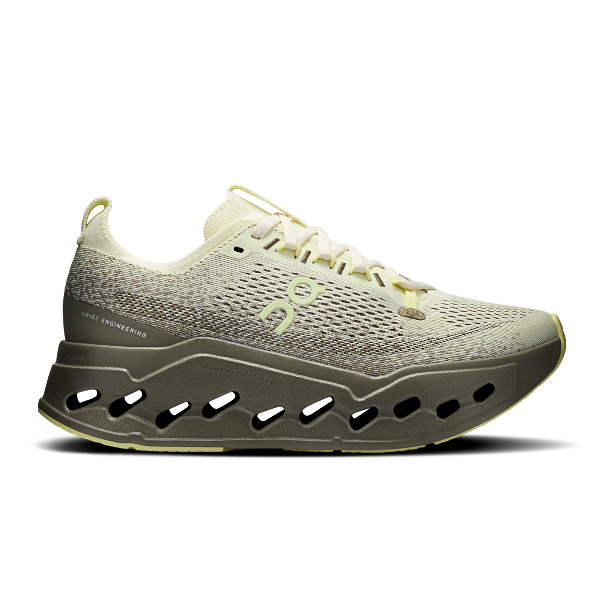 On Women's Cloudsurfer Max – Seedling/Olive